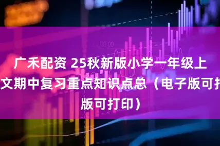 广禾配资 25秋新版小学一年级上册语文期中复习重点知识点总(电子版可打印)