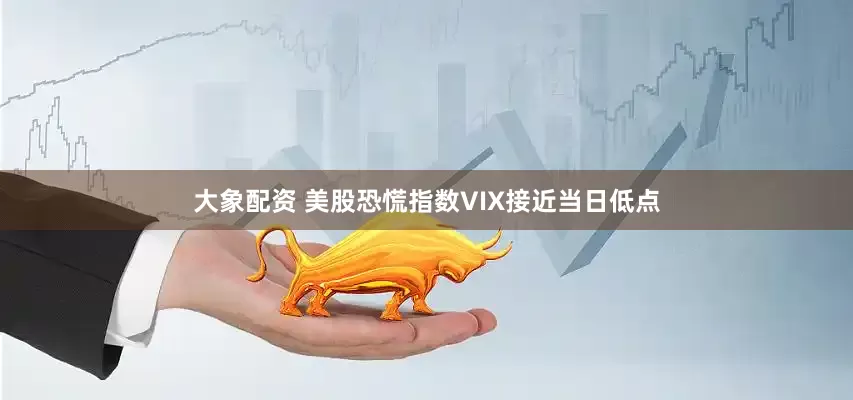 大象配资 美股恐慌指数VIX接近当日低点